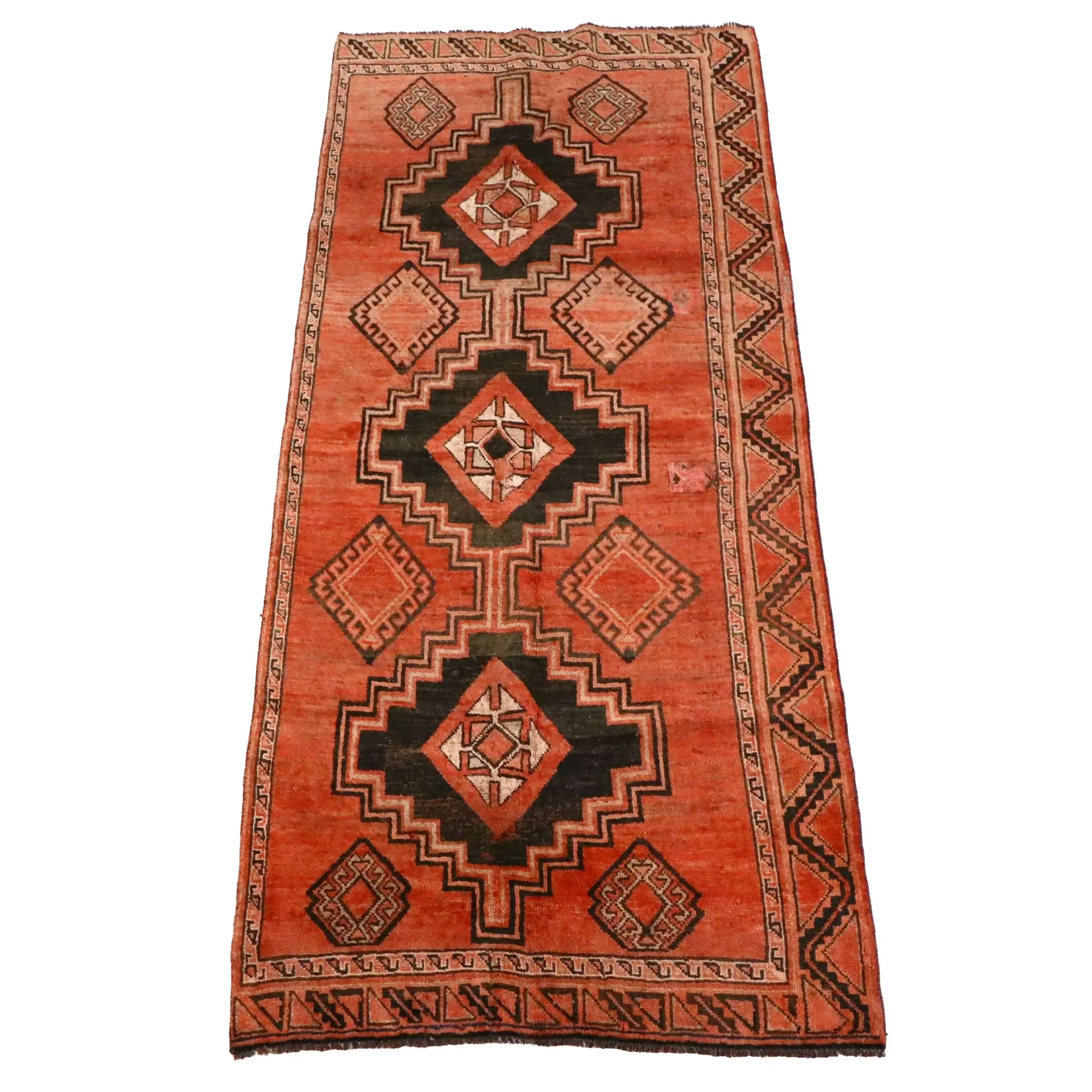 4' x 9'3 Hand-Knotted Persian Kelardasht Long Rug