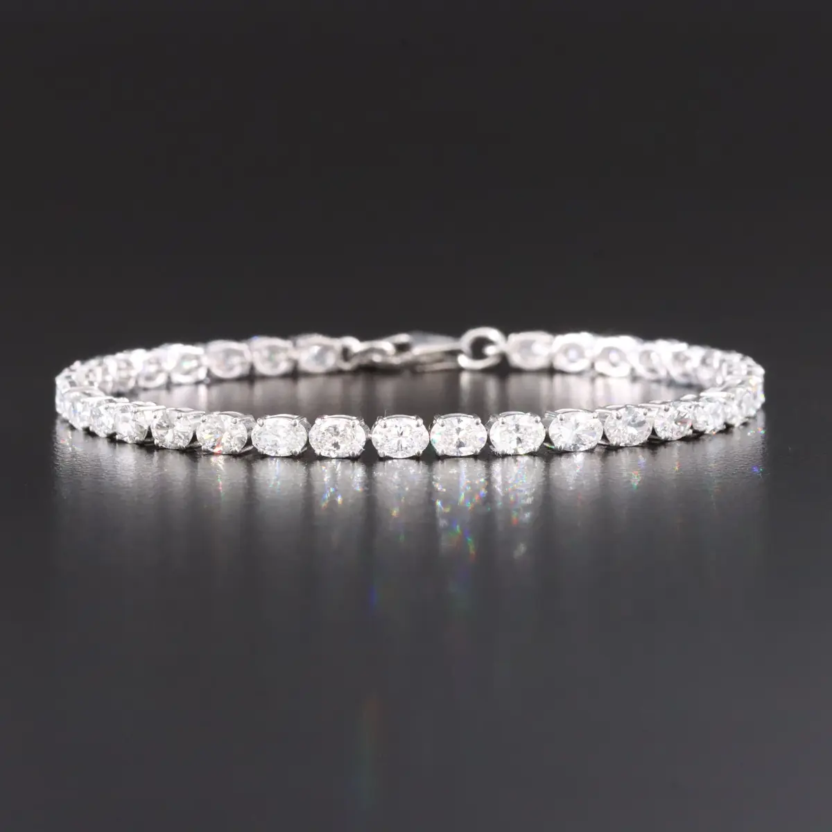 14K 5.02 CTW Lab Grown Diamond Line Bracelet