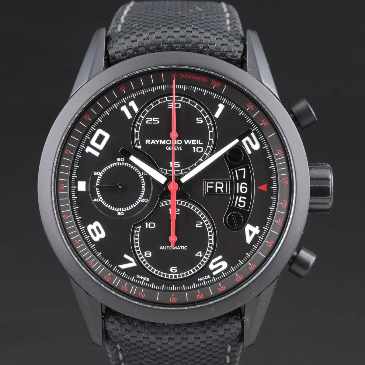 Raymond Weil Freelancer Chrono Urban Black PVD Automatic Watch