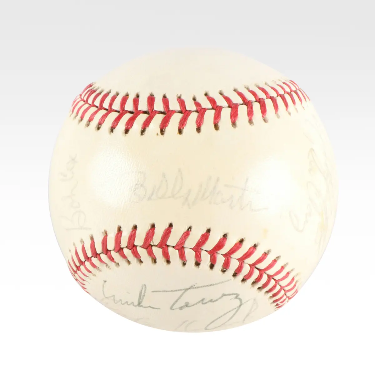 1977 World Series Baseball Signed By Yankees Coaches and Players, JSA