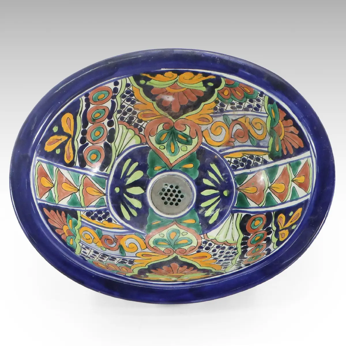 Mexican Talavera Ceramic Bathroom Sink