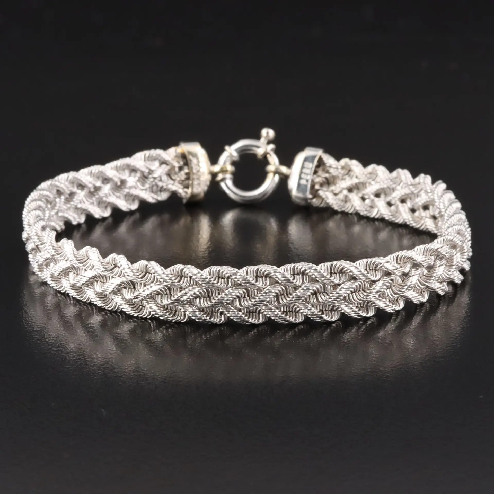 Michael Anthony 14K Braided Rope Chain Bracelet