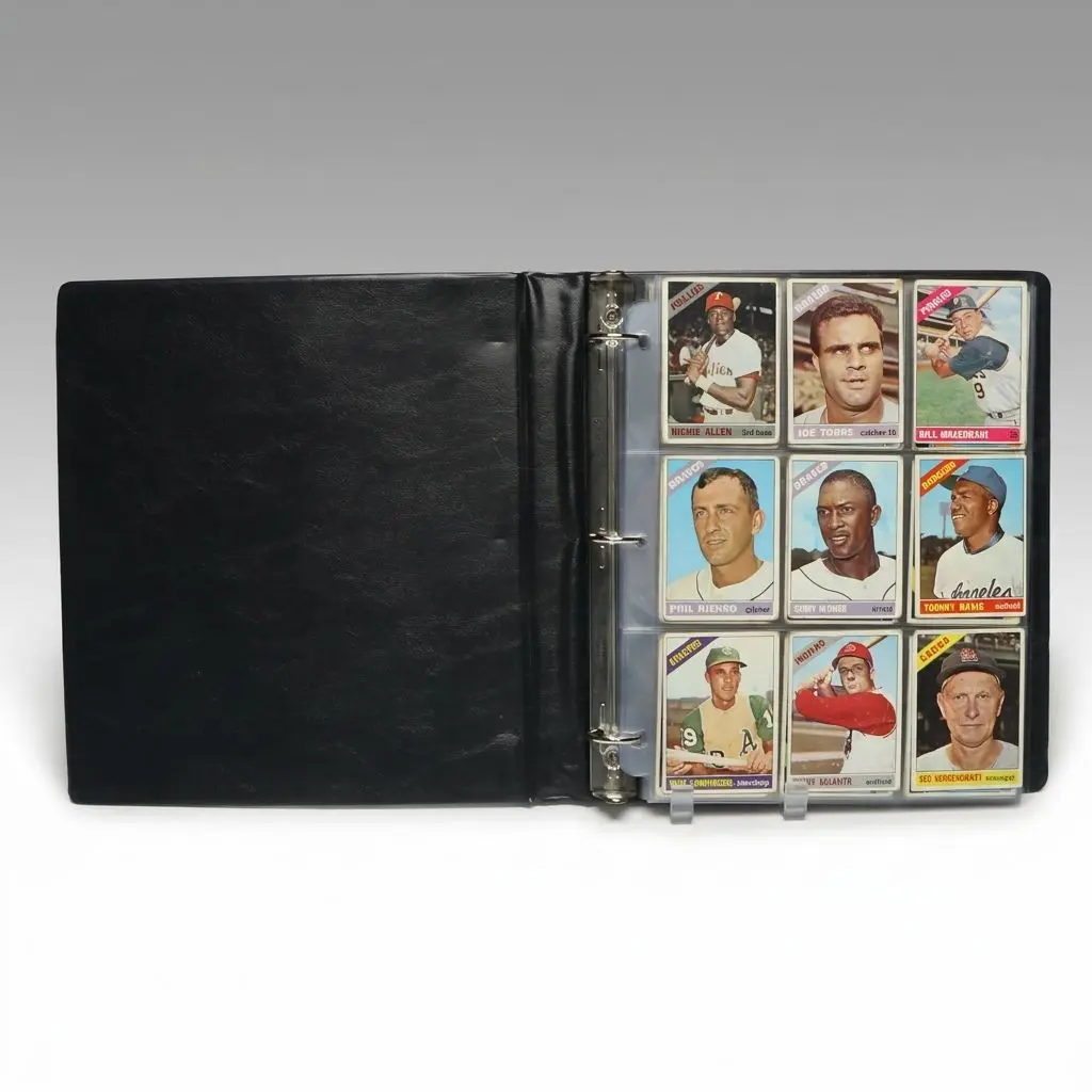 1966 Topps Baseball Cards with Bill Mazeroski, Joe Torre, and Phil Niekro