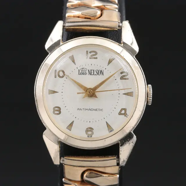 Lord Nelson Two-Tone Vintage Stem Wind Watch