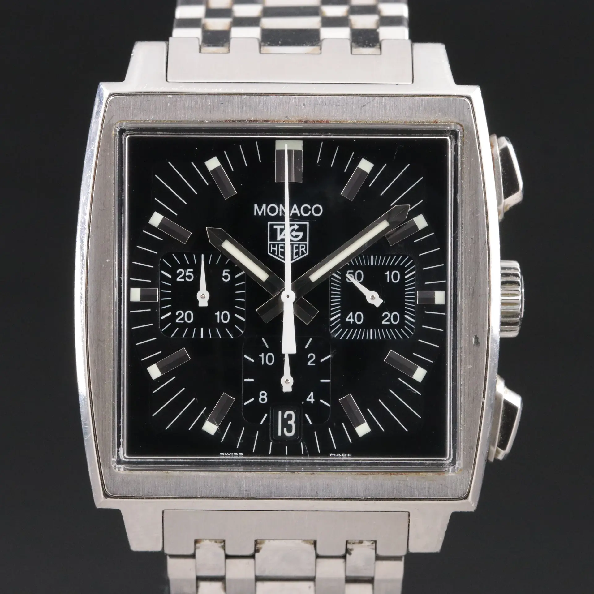 TAG Heuer Monaco Chronograph Steel Automatic Watch