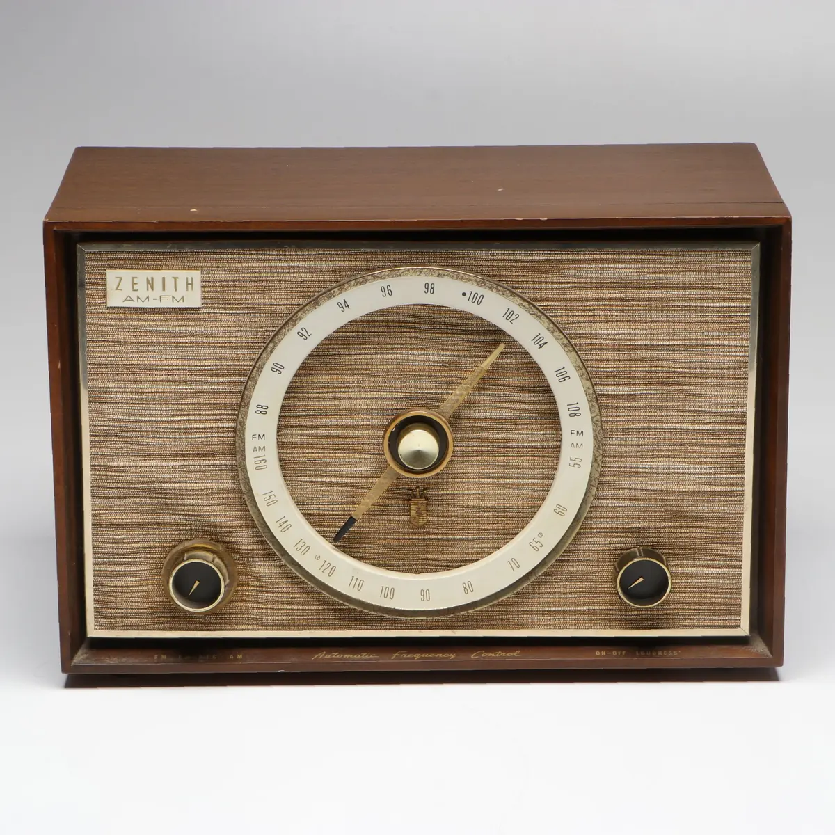 Zenith "The Super Symphonaire" AM/FM Wooden Tube Radio, Mid to Late 20th C.