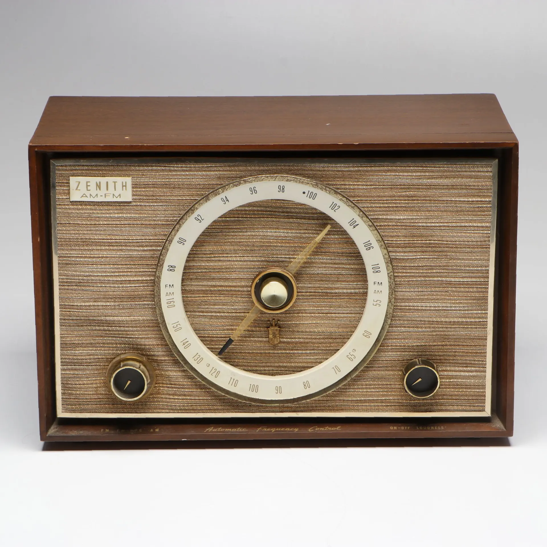 Zenith "The Super Symphonaire" AM/FM Wooden Tube Radio, Mid to Late 20th C.