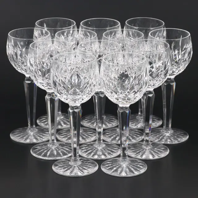 Waterford "Lismore" Crystal Wine Glasses