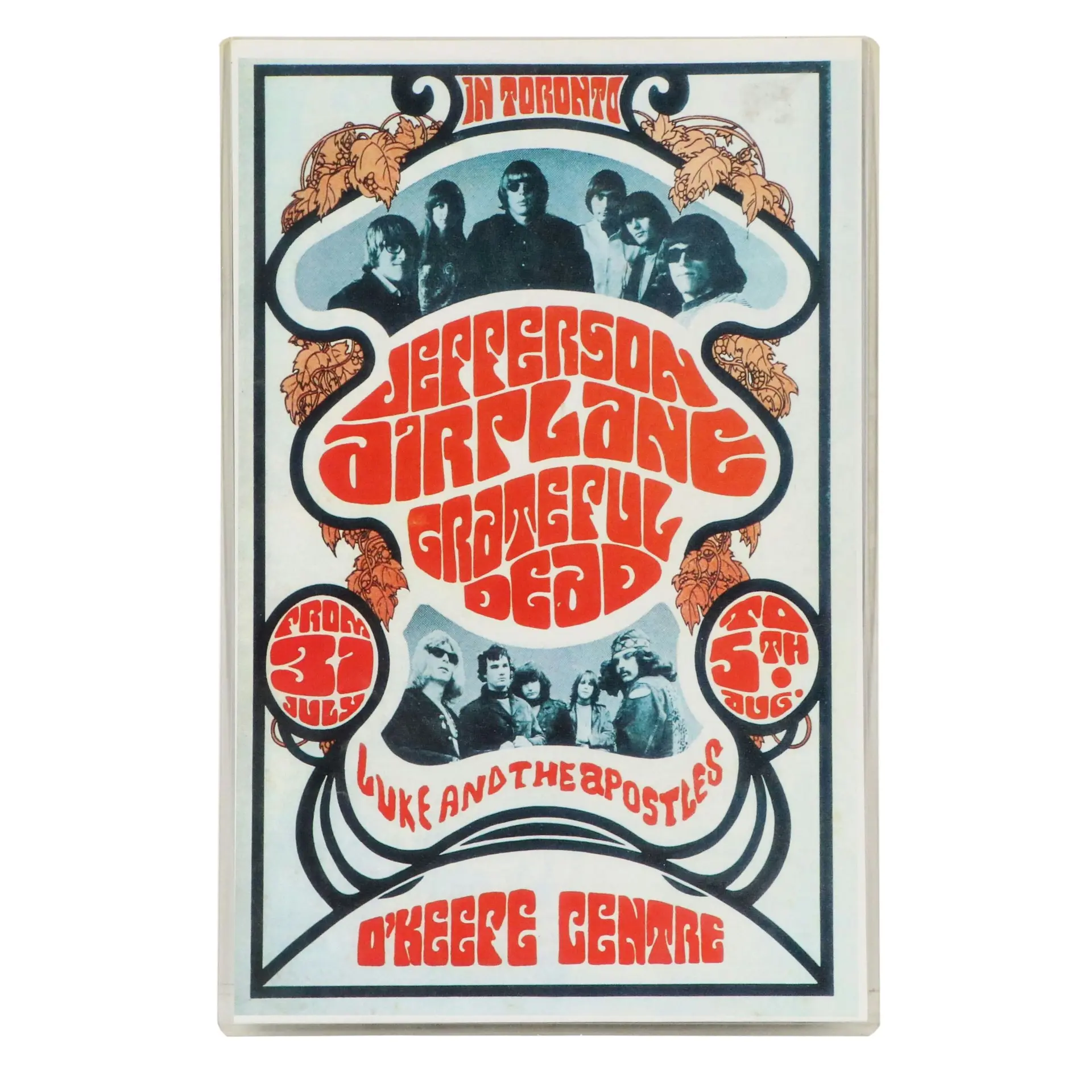 Digital Reproduction Poster for Jefferson Airplane and Grateful Dead, 21st C.