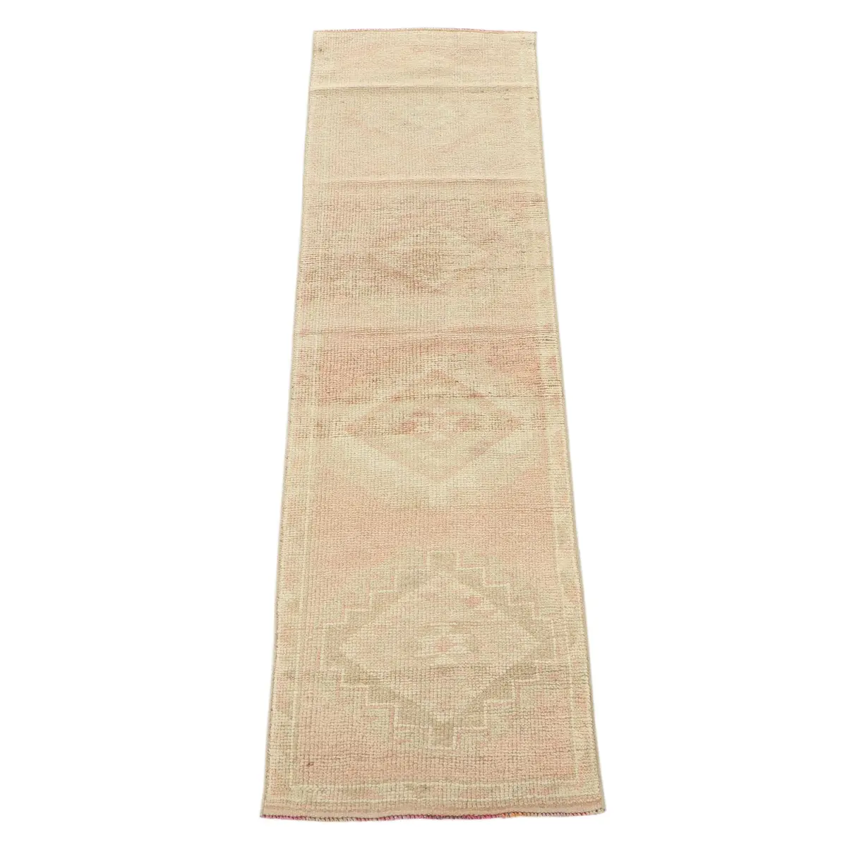 2'8 x 9'11 Hand-Knotted Turkish Anatolian Carpet Runner