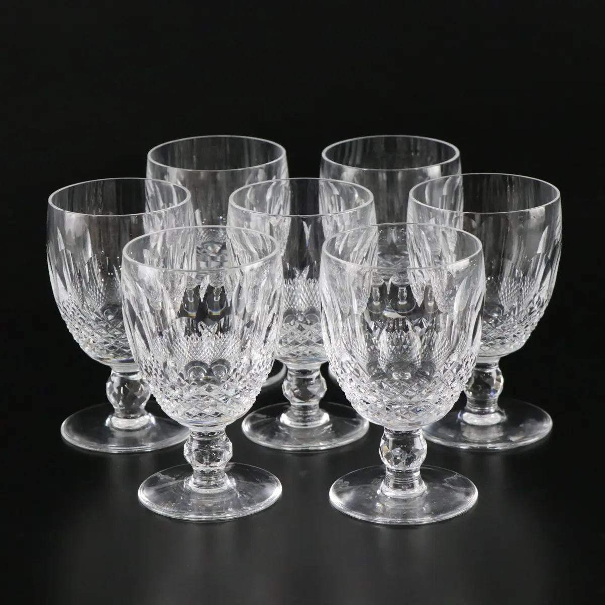 Waterford Crystal "Colleen" Short Stem Water Goblets