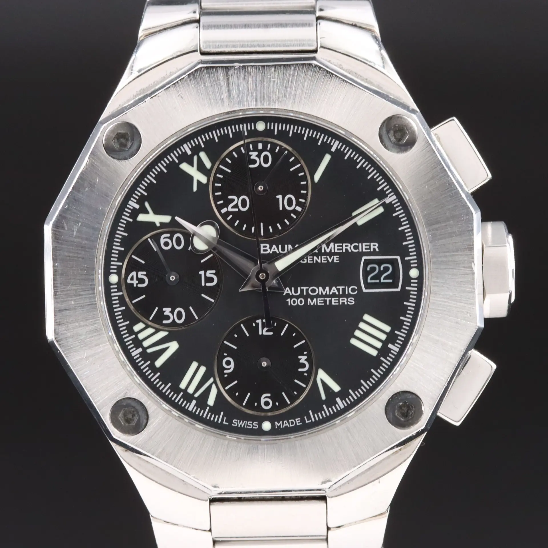 Baume & Mercier Riviera Chronograph Automatic Watch 65600