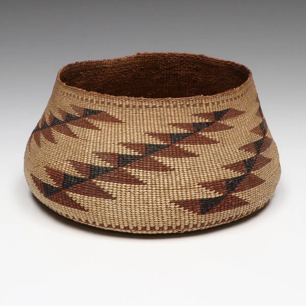 Antique Native American Hupa Basket, Late 19th/Early 20th Century