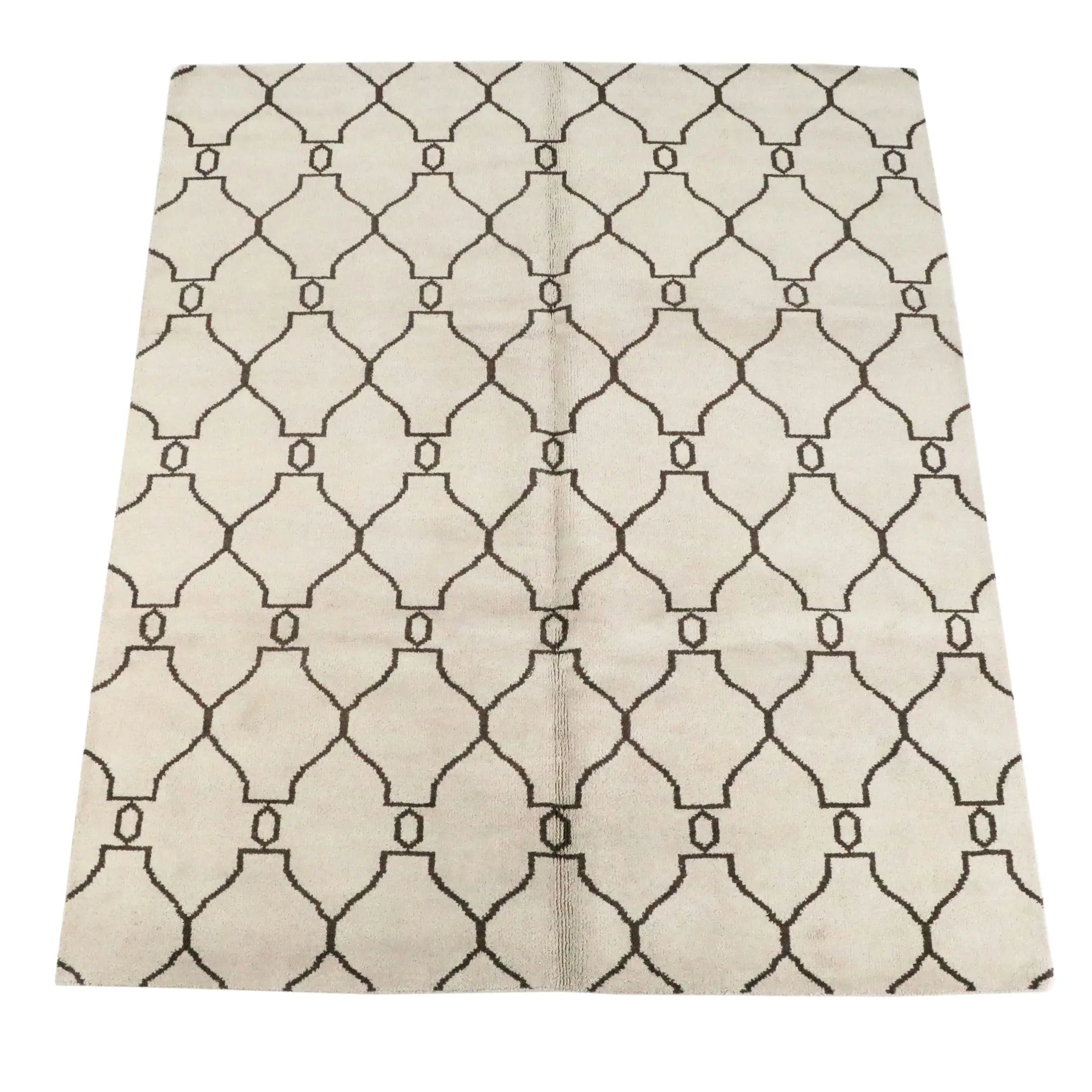 8'2 x 10' Hand-Knotted Indian Area Rug