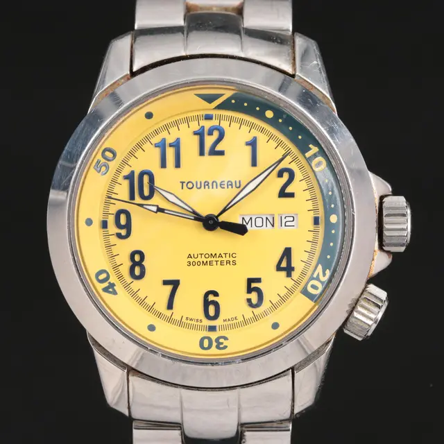 Tourneau Stainless Steel Swiss Automatic Dive Watch #T2836