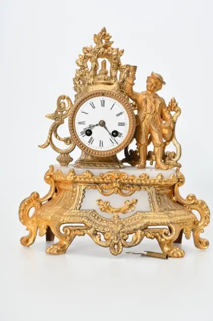 Fransk bordspendyl Japy Freres 1800 tal