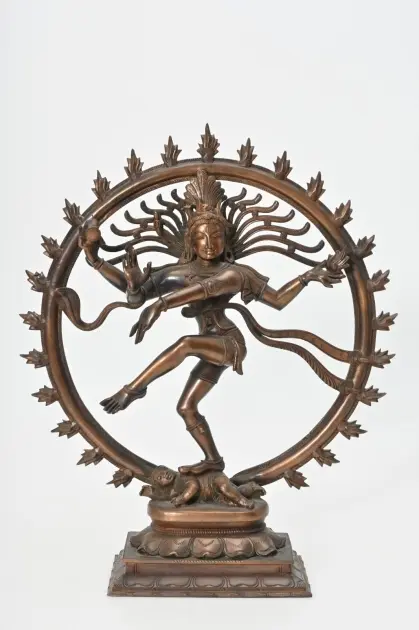 Skulptur, brons, Dansande Shiva