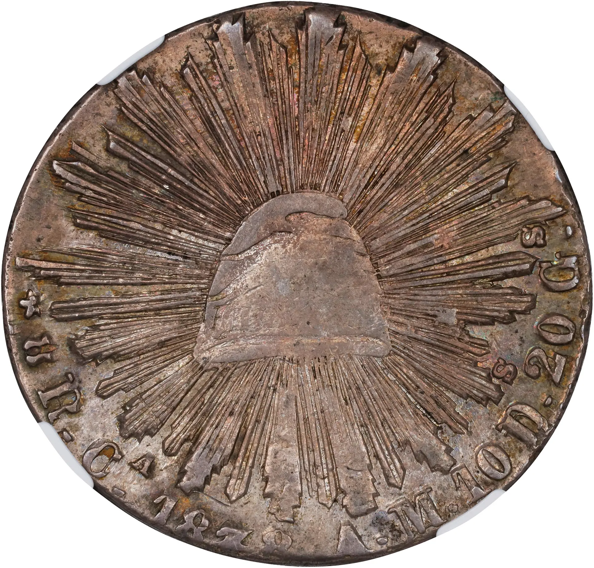 MEXICO. 8 Reales, 1838-Ca AM. Chihuahua Mint. NGC EF Details--Reverse Tooled.