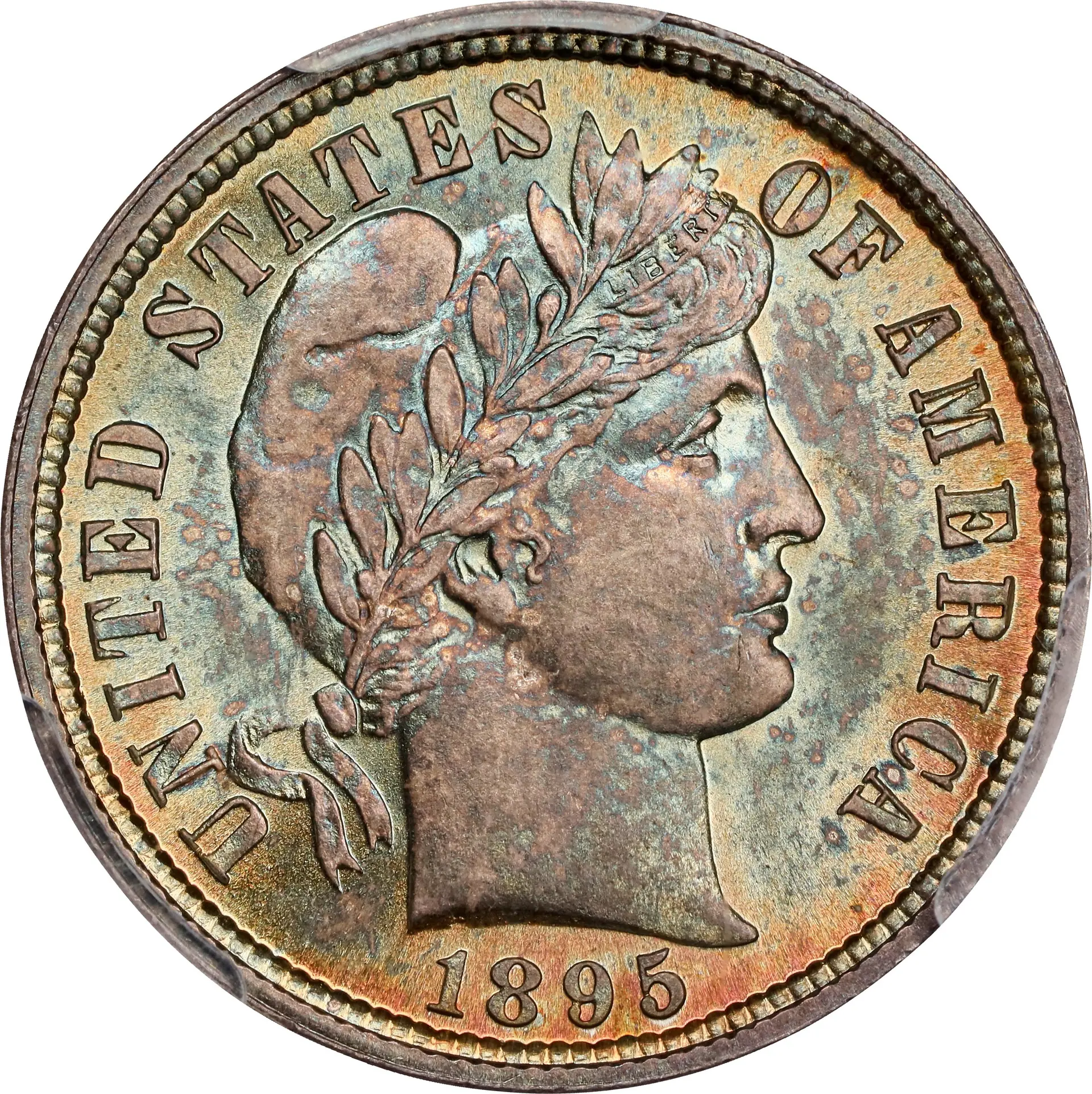 1895 Barber Dime. MS-67+ (PCGS). CAC.