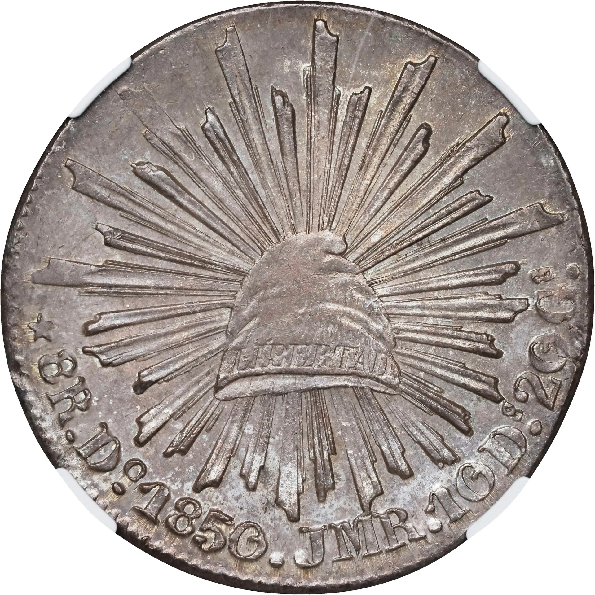 MEXICO. 8 Reales, 1850-Do JMR. Durango Mint. NGC MS-62.