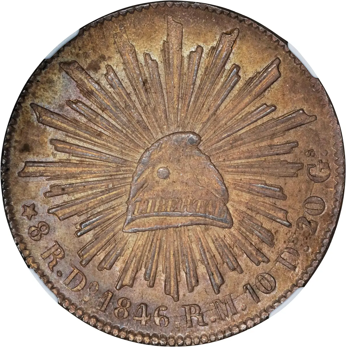 MEXICO. 8 Reales, 1846/31-Do RM. Durango Mint. NGC MS-64.
