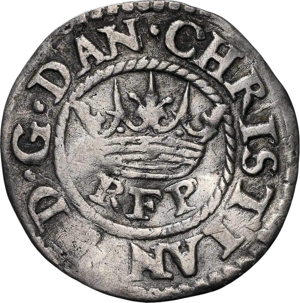 DENMARK. 2 Kroneskilling, 1619. Copenhagen Mint. Christian IV. NGC