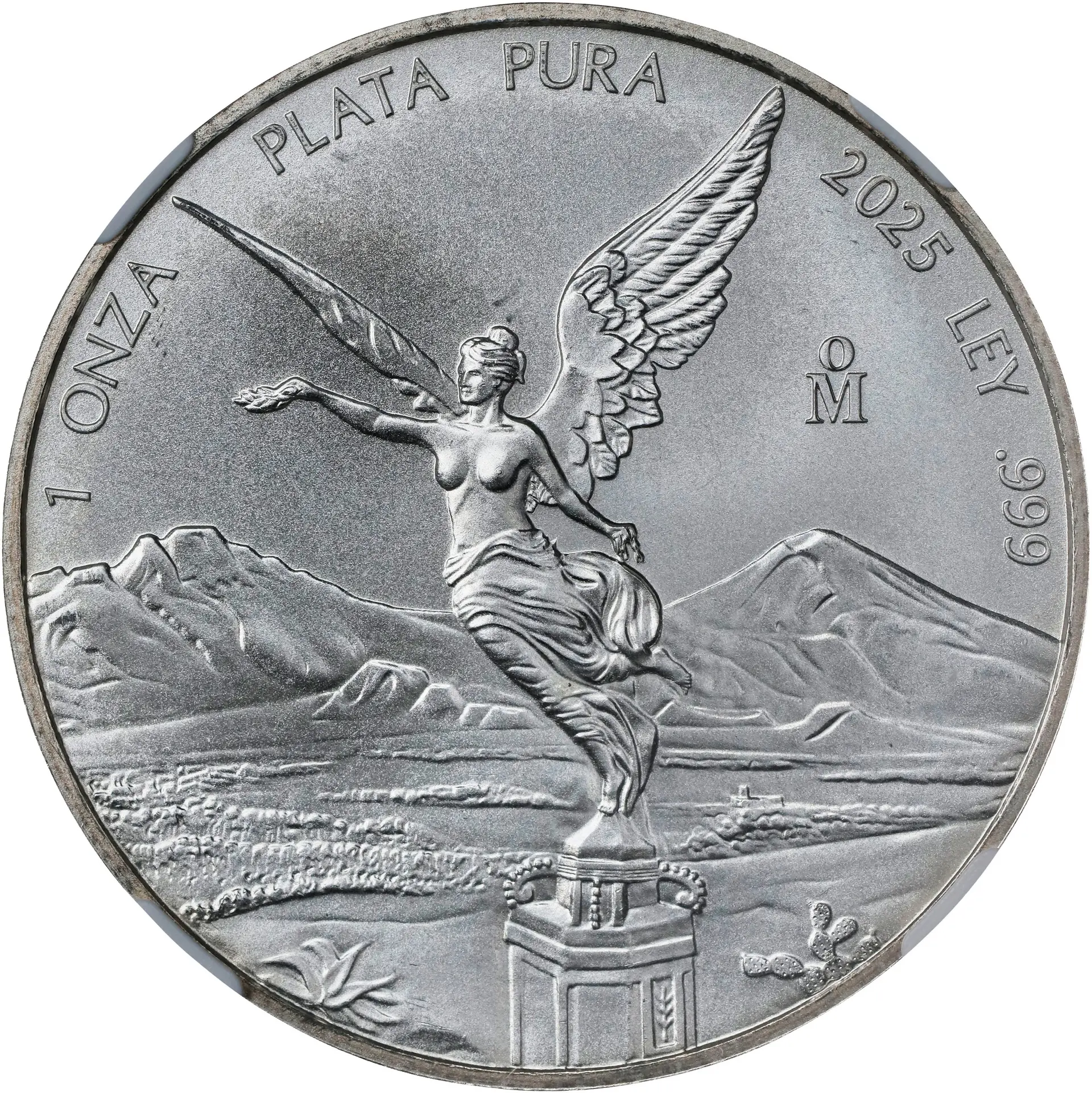 MEXICO. Silver Onza, 2025-Mo. Mexican (San Luis Potosi) Mint. NGC MS-69.
