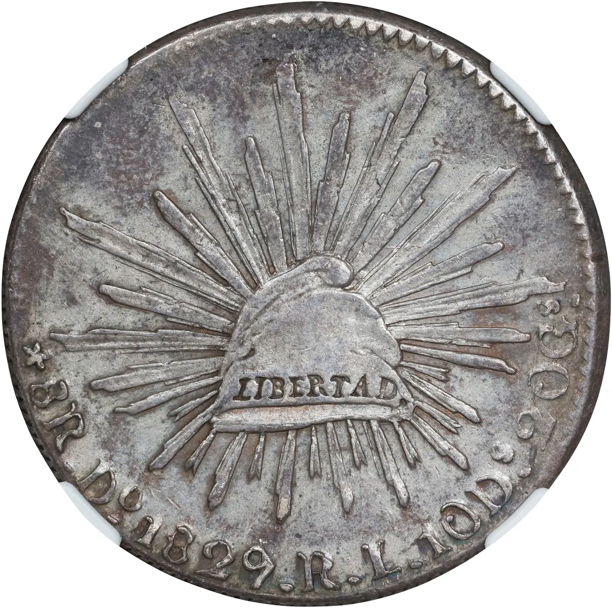 MEXICO. 8 Reales, 1829-Do RL. Durango Mint. NGC AU-55.