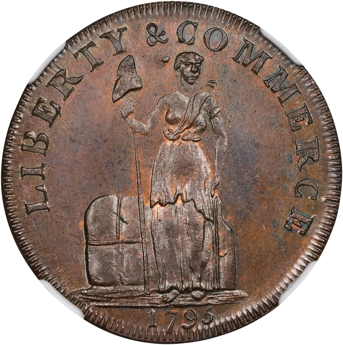 1795 Talbot, Allum & Lee Cent / York Cathedral Mule. Fuld Mule-7