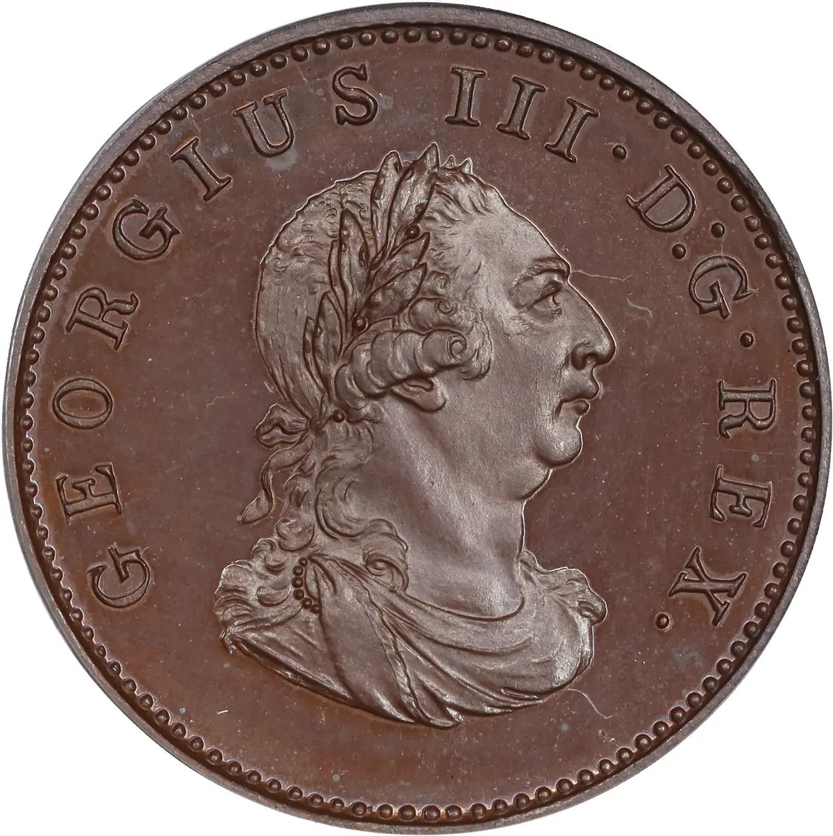 IRELAND. Farthing, 1806. Birmingham (Soho) Mint. George III. PCGS PROOF-66.