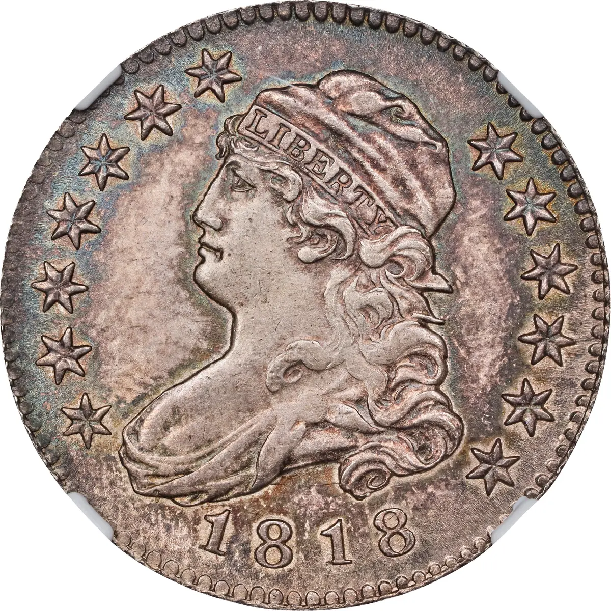 1818/5 Capped Bust Quarter. B-1. Rarity-2. MS-65 (NGC). CAC.