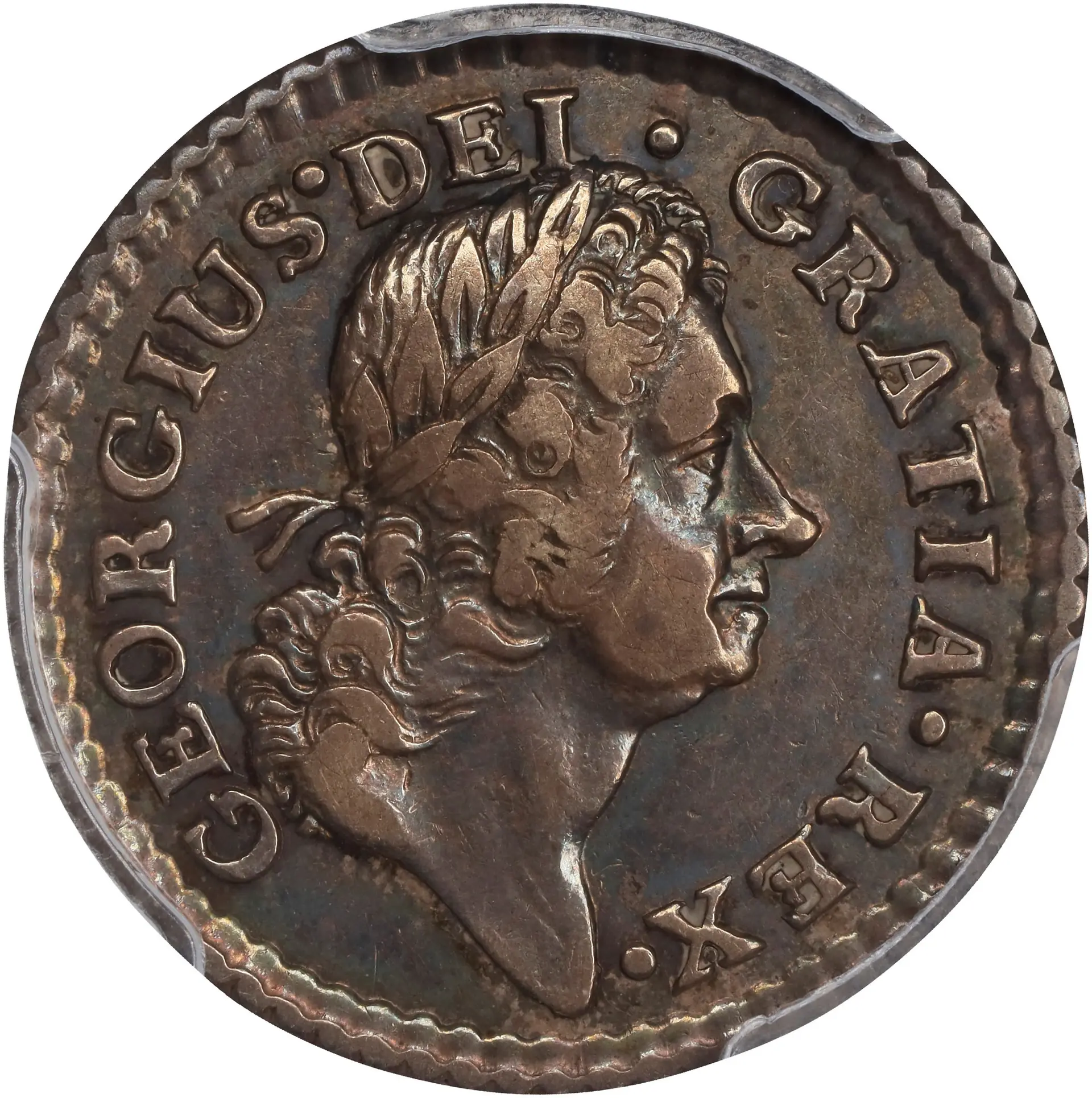 1723 Wood's Hibernia Farthing. Martin 3.3-Bc.3, W-12500. Rarity-5.