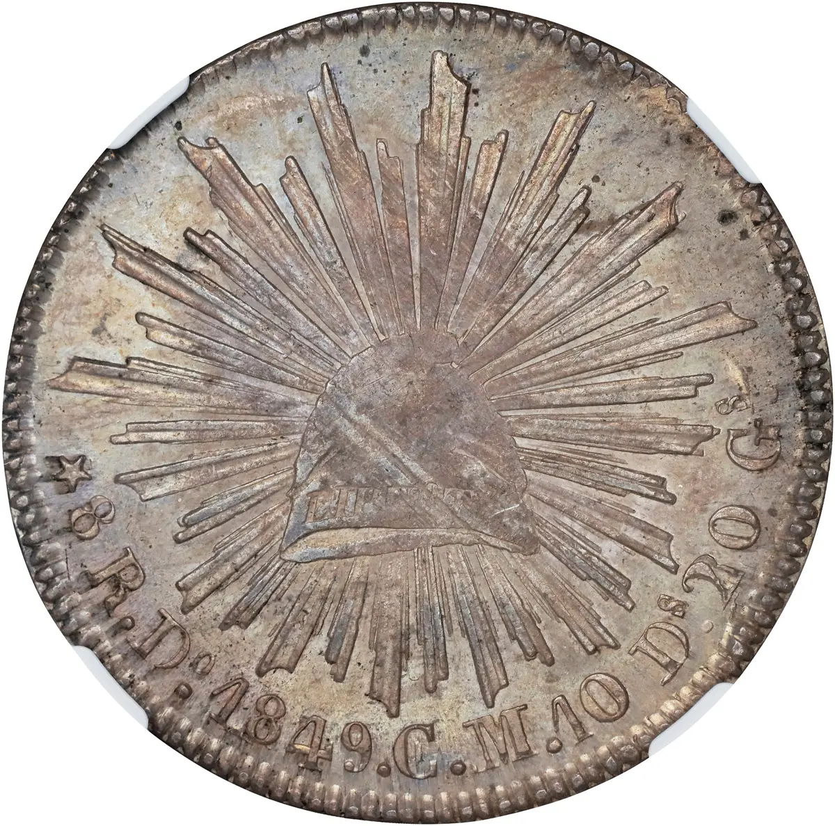 MEXICO. 8 Reales, 1849-Do CM/RM. Durango Mint. NGC MS-61.