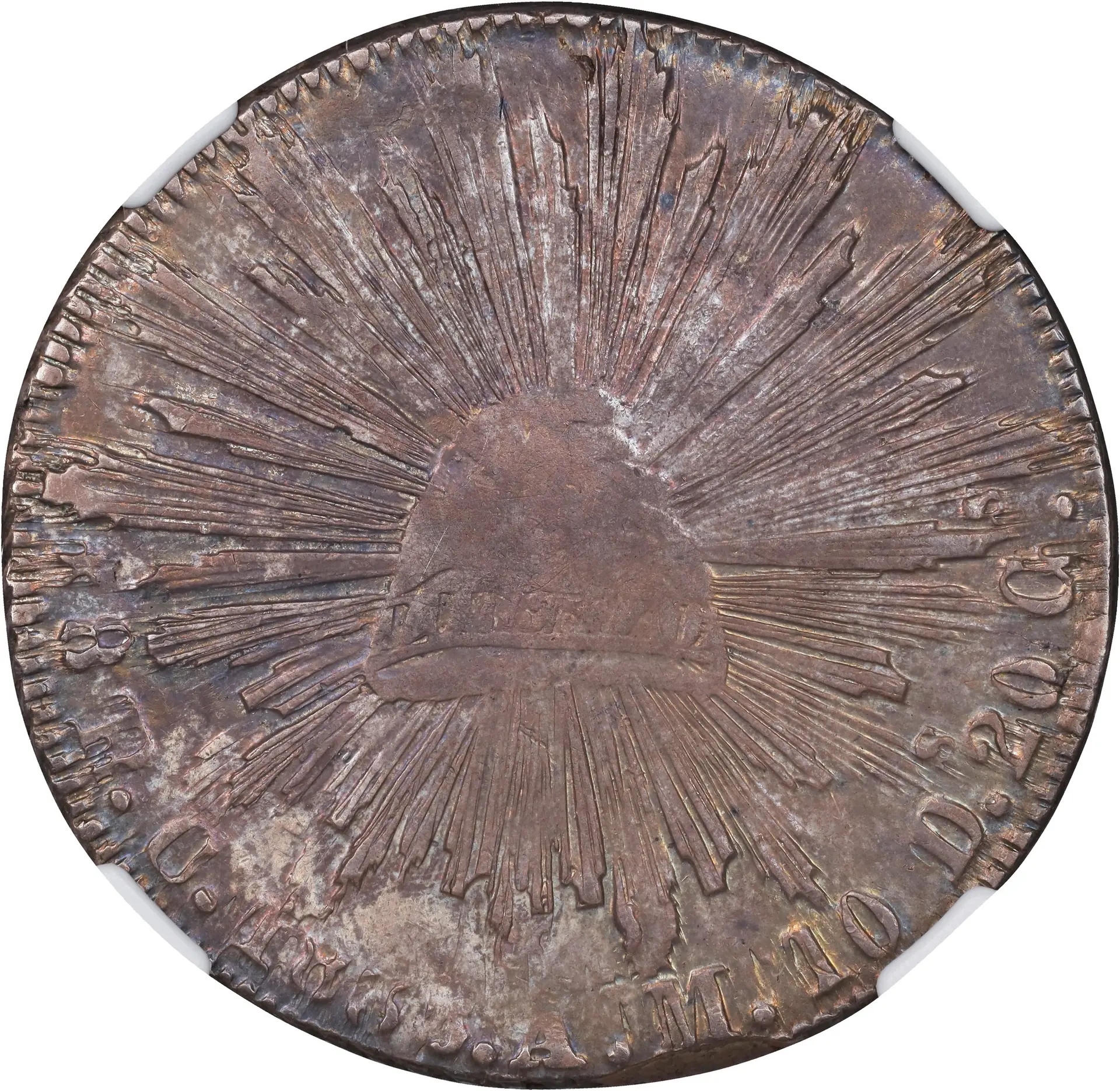 MEXICO. 8 Reales, 1835-Ca AM. Chihuahua Mint. NGC AU Details--Obverse