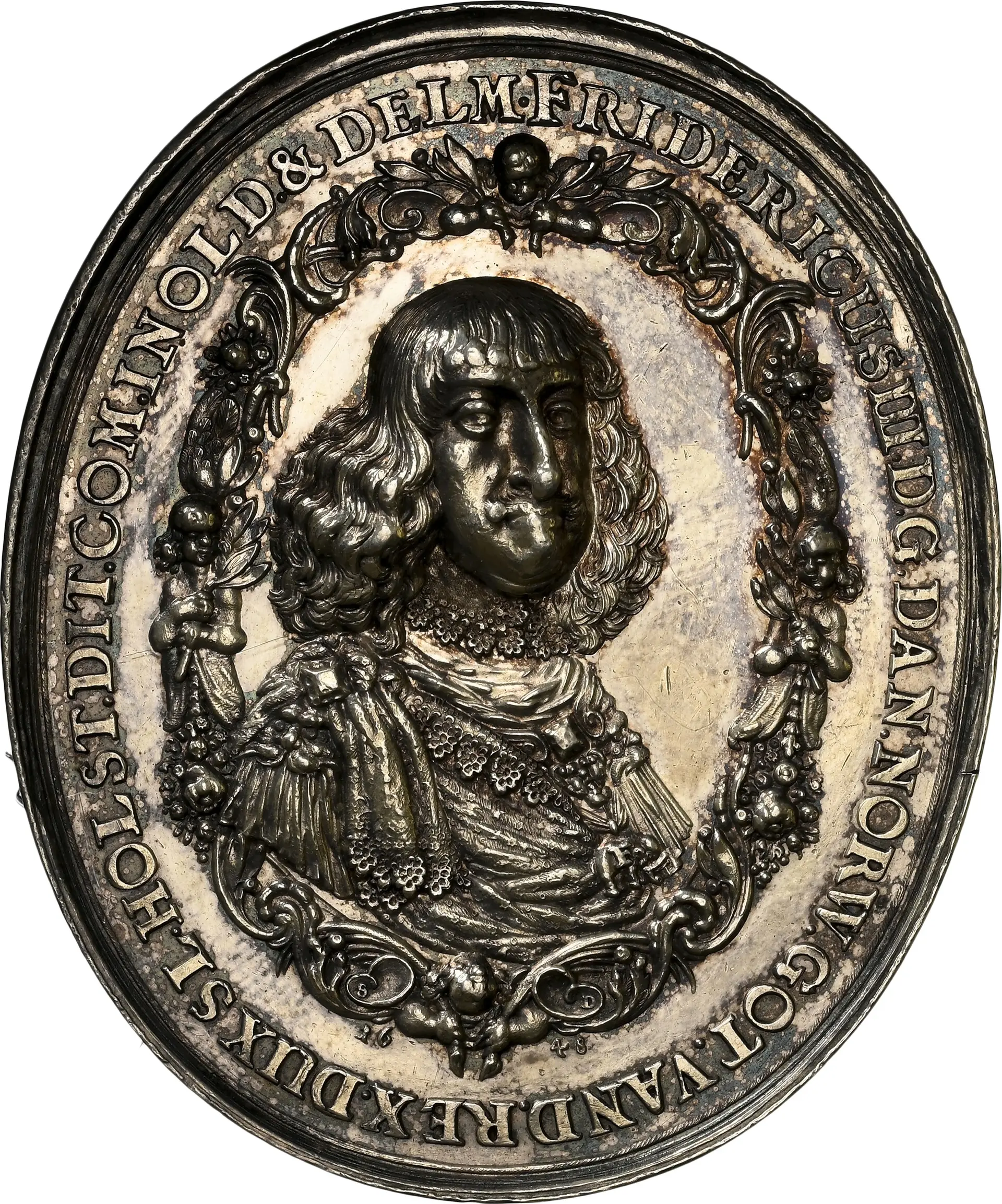 DENMARK. The King's Accession and The Westpfalian Peace Silver Medal