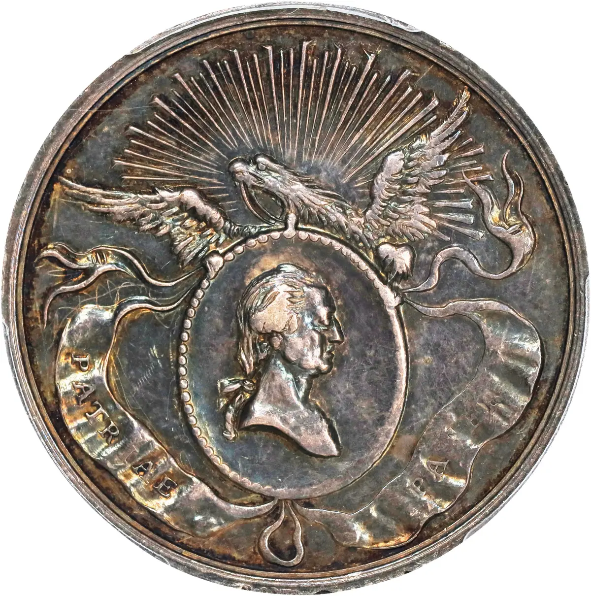 1832 Philadelphia Civic Procession Medal. Original. Musante GW-130
