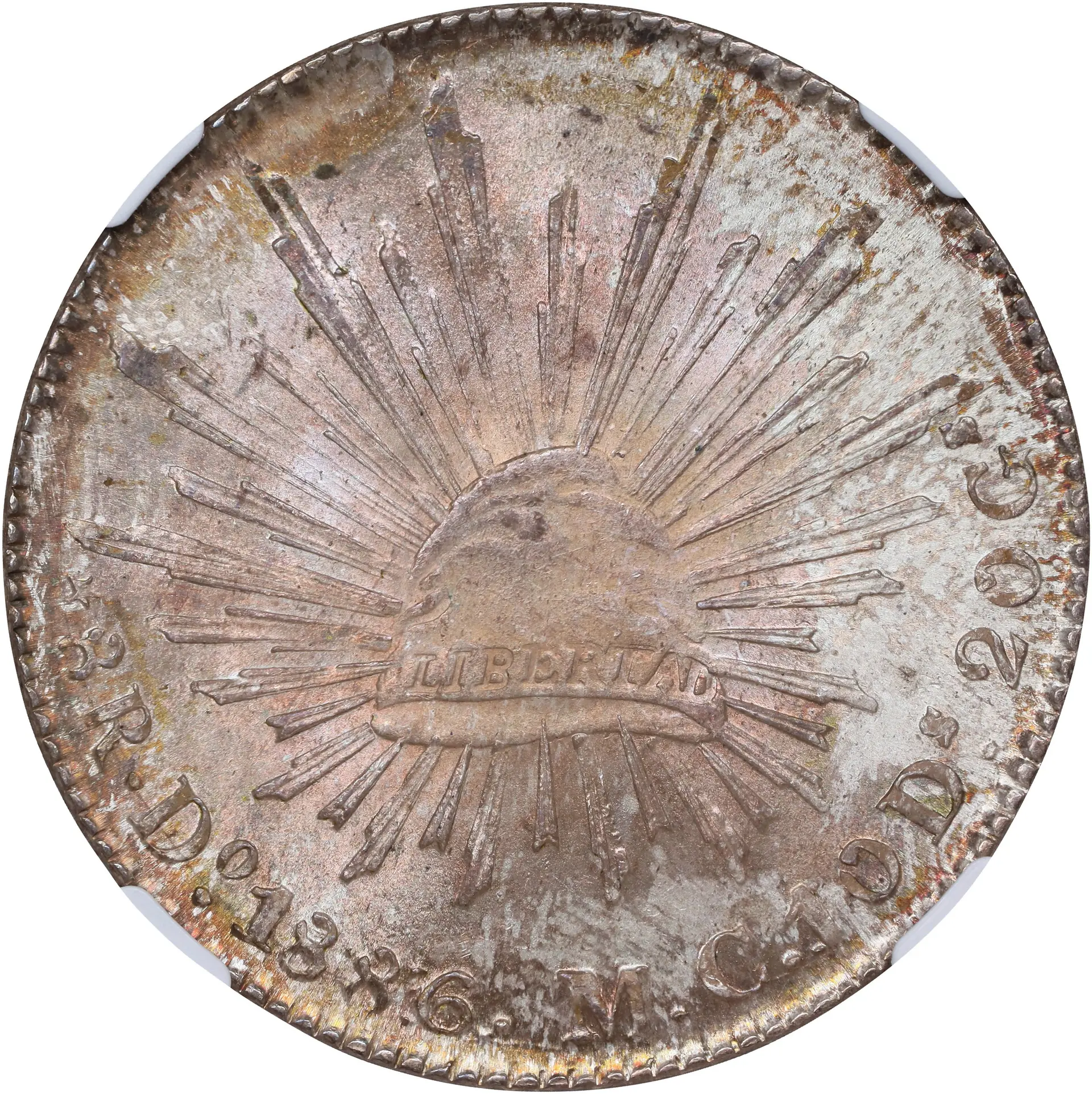 MEXICO. 8 Reales, 1886/3-Do MC. Durango Mint. NGC MS-65.