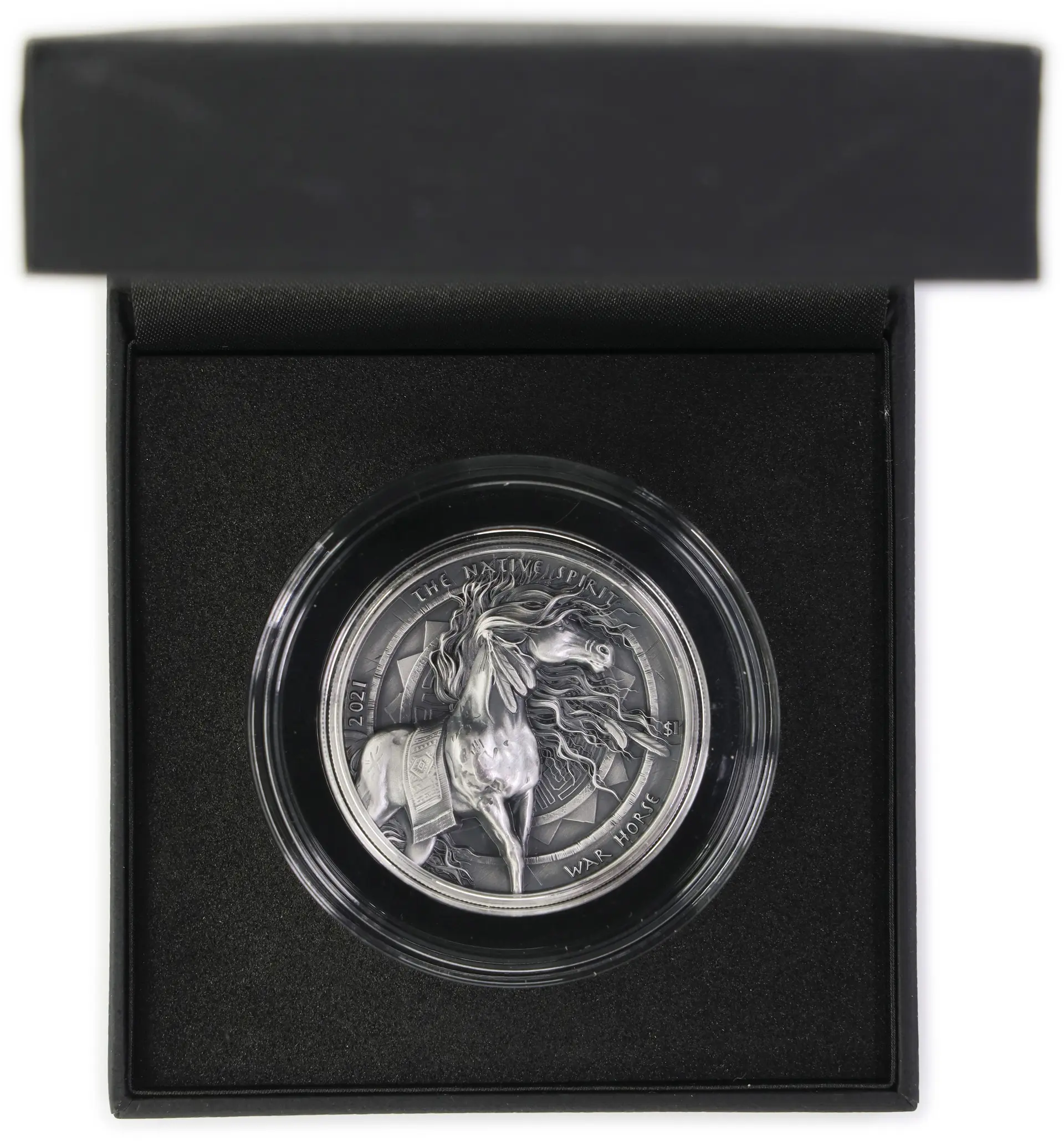 (1 oz, 31.104 g ASW). Oglala Lakota Sioux. 2021 The Native Spirit