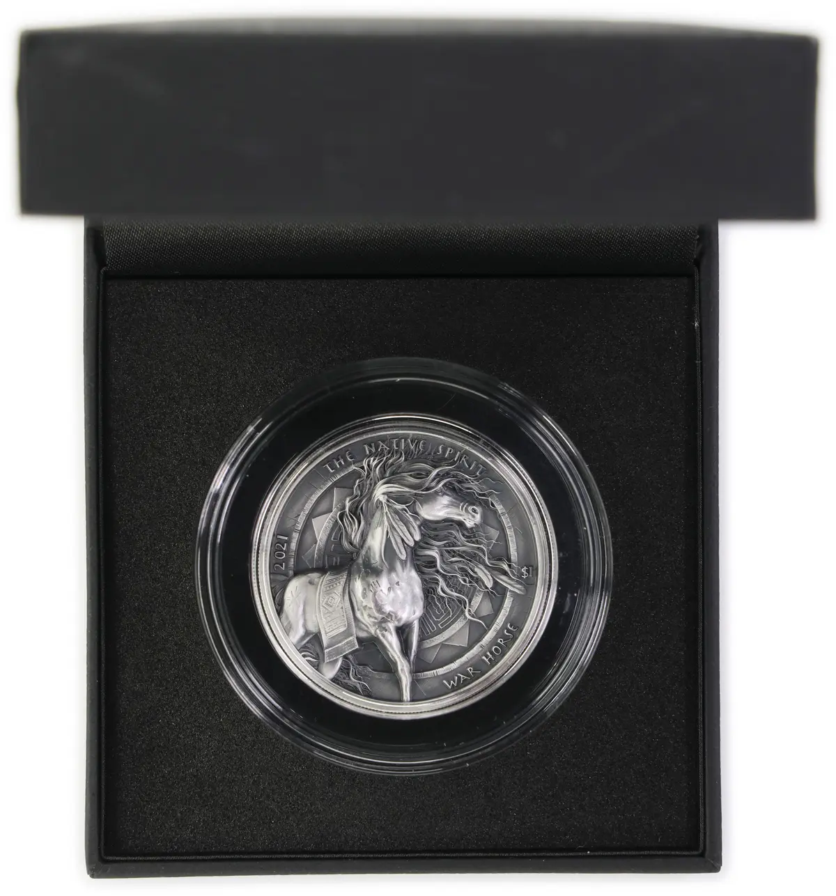 (1 oz, 31.104 g ASW). Oglala Lakota Sioux. 2021 The Native Spirit