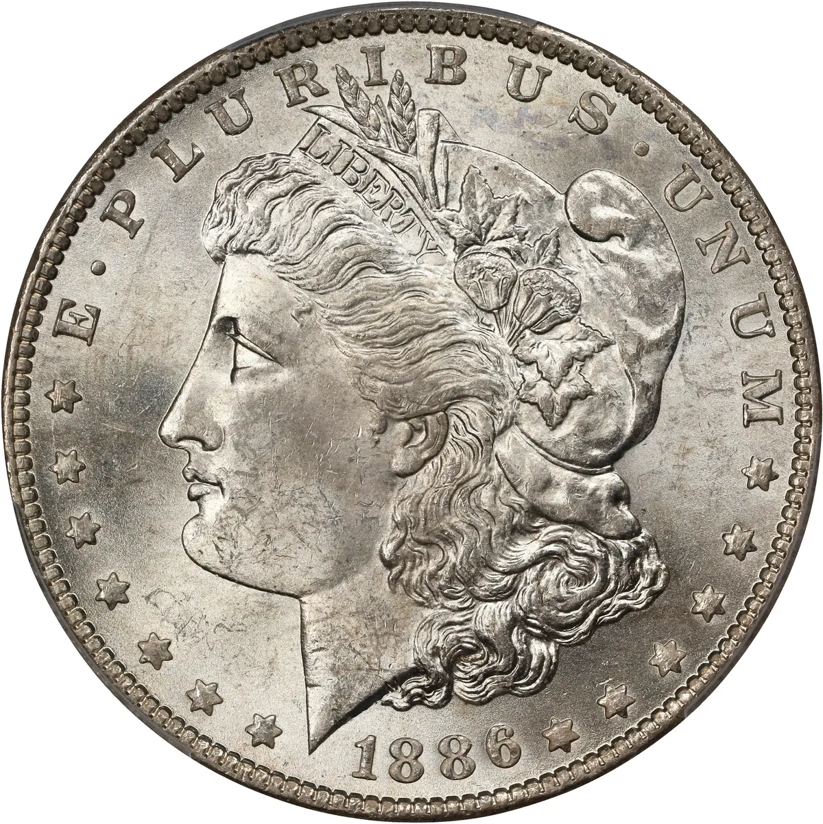 1886-O Morgan Silver Dollar. MS-64 (PCGS). CMQ.