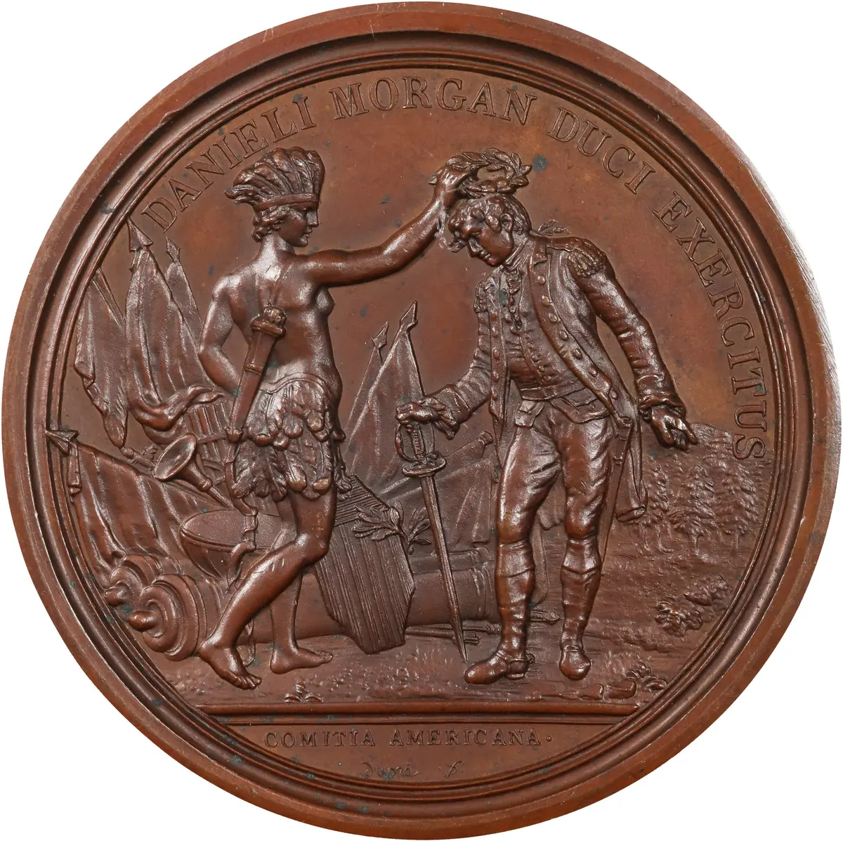 "1781" (post-1839) General Daniel Morgan, Battle of the Cowpens Medal.