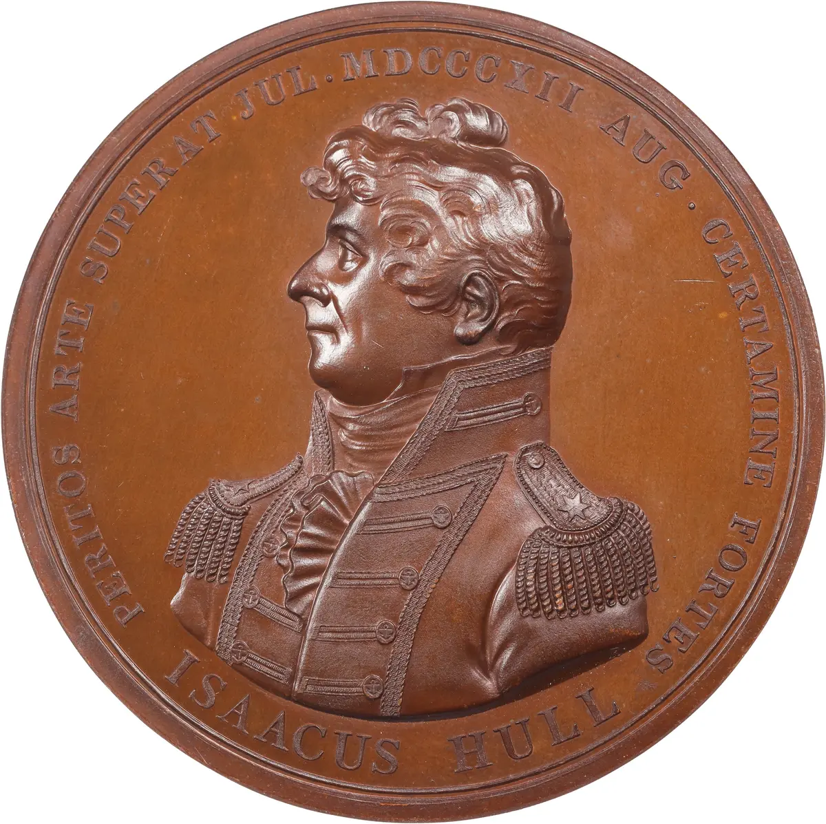 "1812" Captain Isaac Hull, USS Constitution vs. HMS Guerriere Medal.