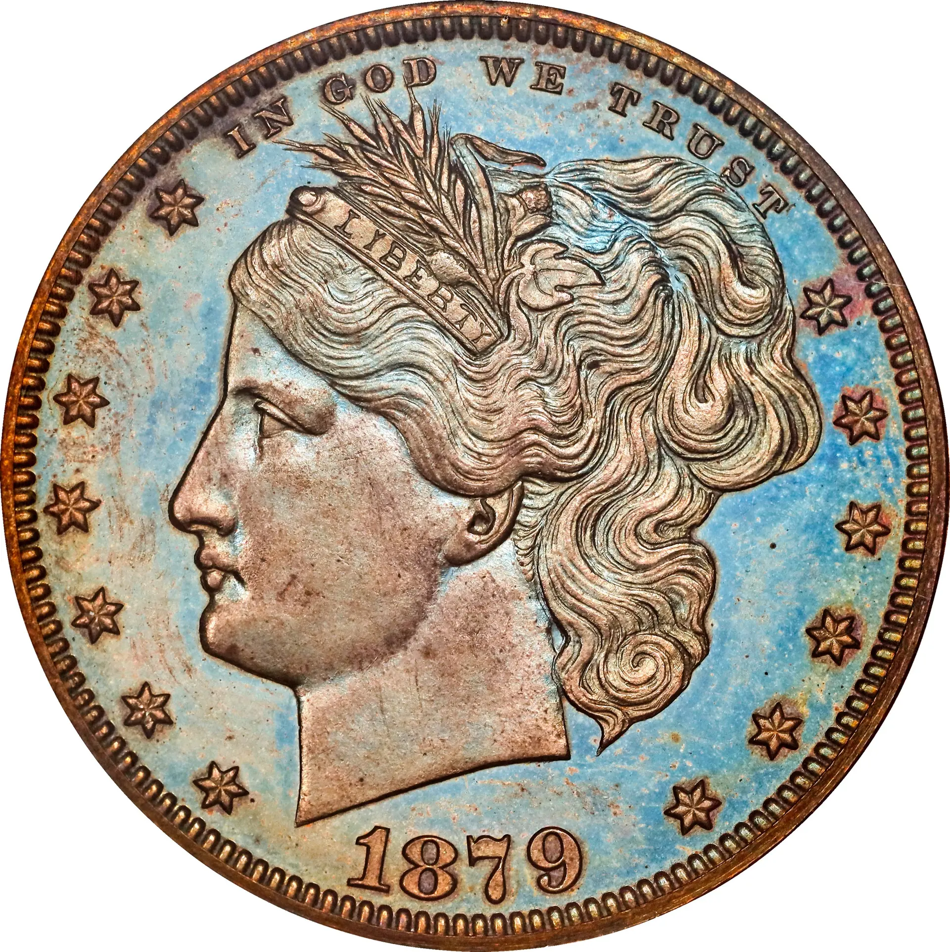 1879 Pattern Washlady Half Dollar. Judd-1598, Pollock-1792. Rarity-6+.