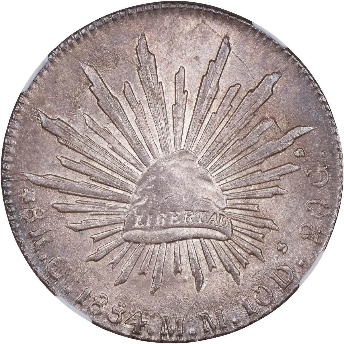 MEXICO. 8 Reales, 1884-Ca MM. Chihuahua Mint. NGC MS-62.