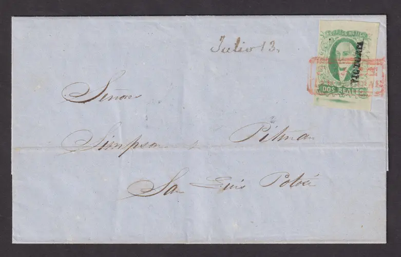 Mexico, 1856 "Hidalgos" Issue