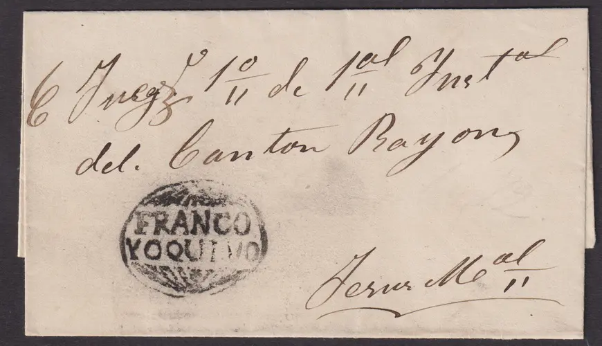 Mexico, Stampless Postal History
