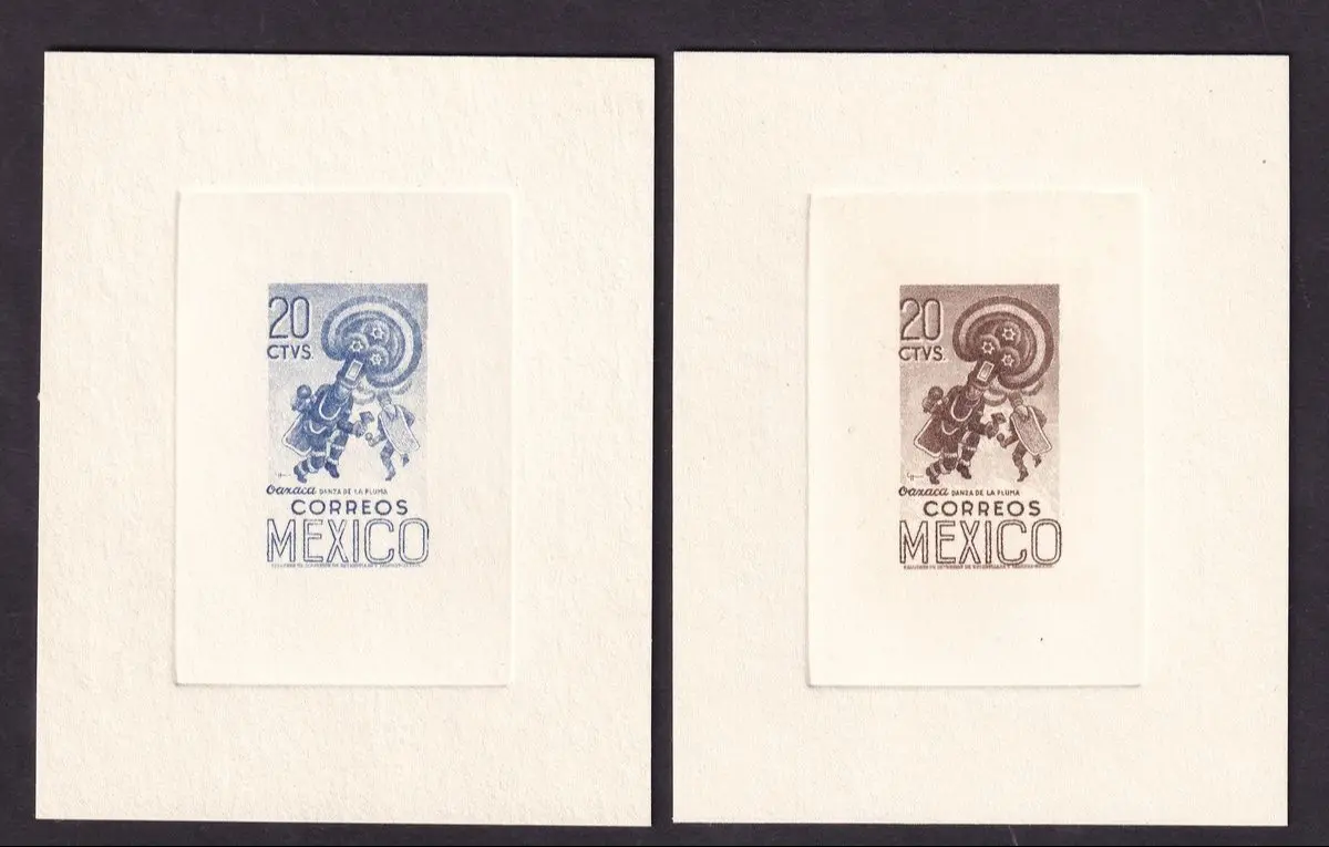 Mexico 20th Century Issues 1950, Airmail, "Danza de la Pluma" design