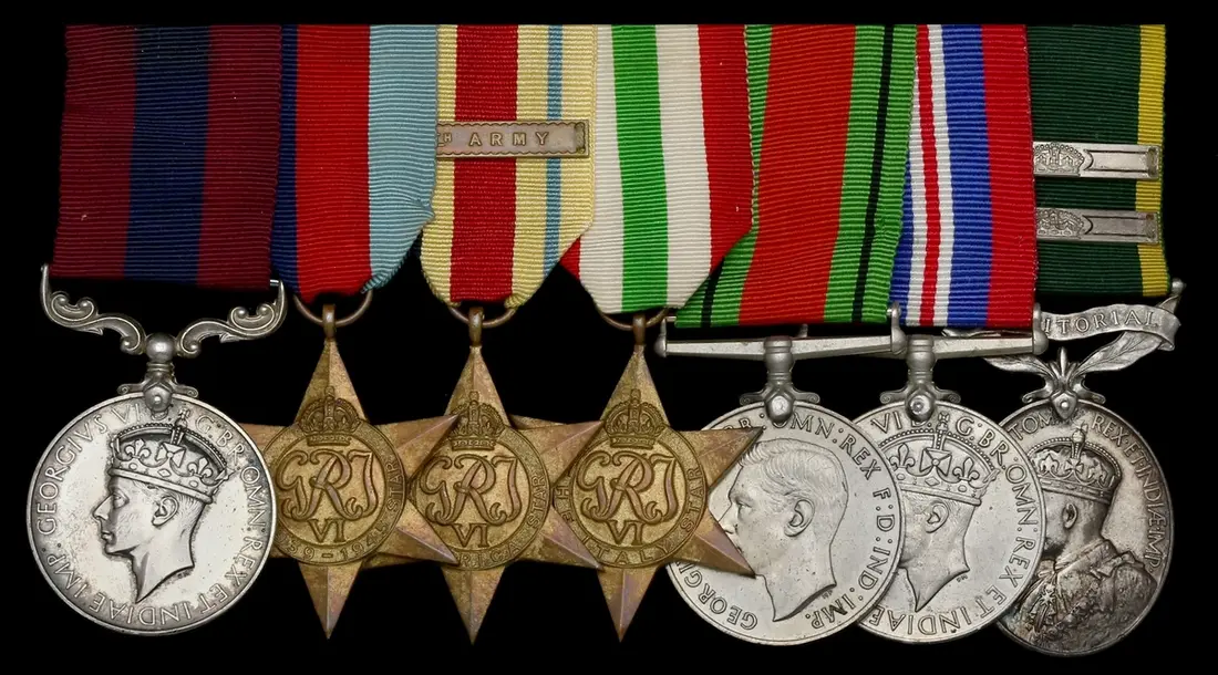4 D.C.M.'s to the East Yorkshire Regiment. An outstanding Second World