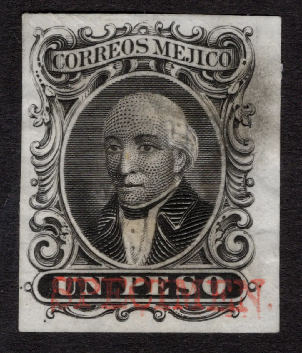 1856-1883 Classic Period 1863, Benito Juárez Issue, 2r. indigo, 4r.