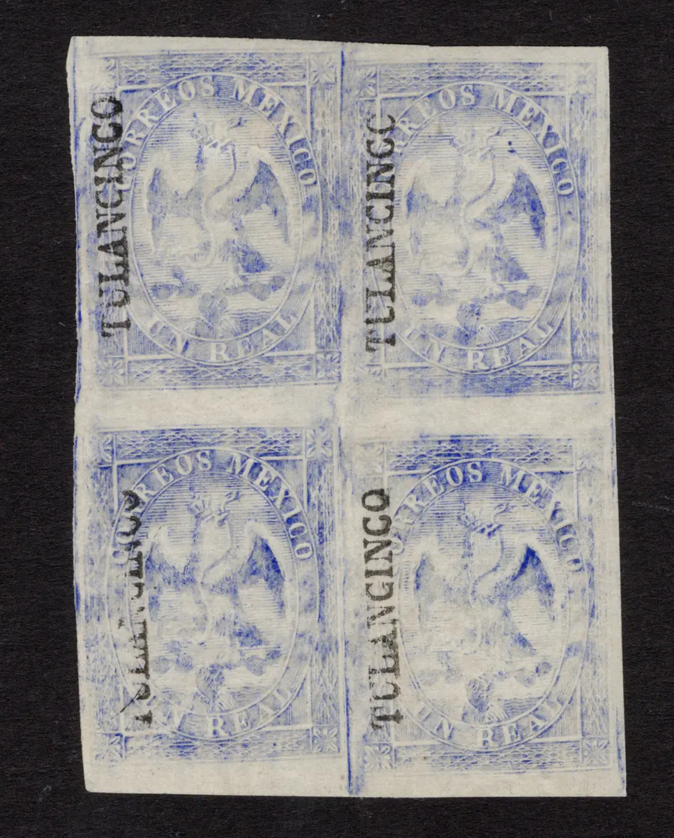 1856-1883 Classic Period 1864, ½r. brown, 1r. blue, 2r. orange, 4r.